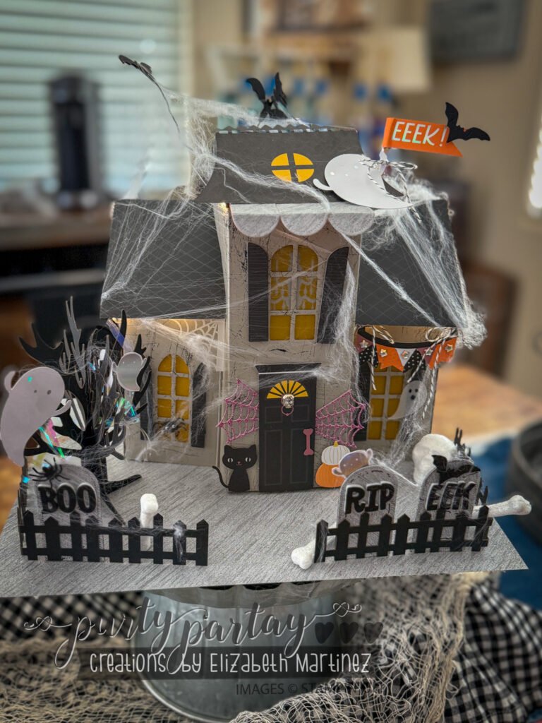 Haunted Halloween 2025 Class projects – Haunted Home Kit and Sweet & Spooky Kit with lights, DSP, and spooky decorations.
