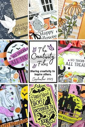 Sneak Peek of September Stampin’ Up! Creativity Files tutorial card featuring the Spooky Sweet Suite with Halloween design elements