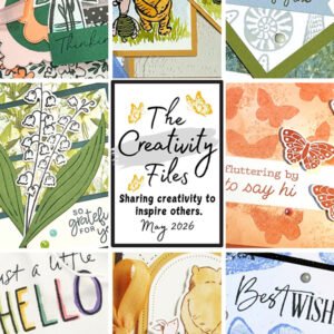 Sample of cards included in the Creativity Files Tutorial for May