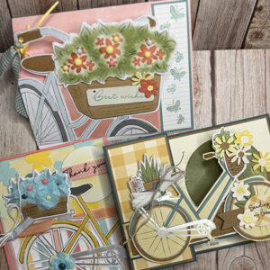 Purty ParTAY Bikes & Blooms Paper Pumpkin Tutorial