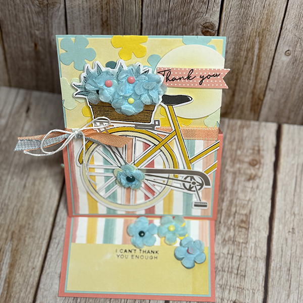 Purty ParTAY Bikes & Blooms Paper Pumpkin Tutorial - Image 4