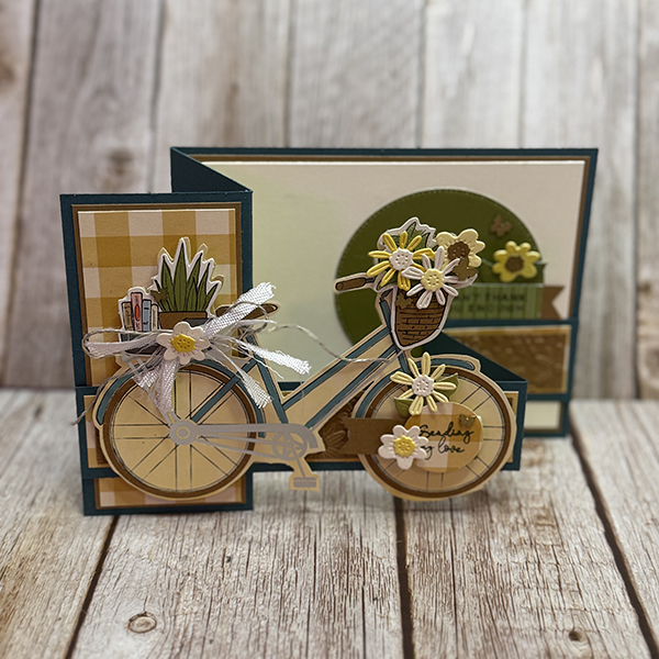 Purty ParTAY Bikes & Blooms Paper Pumpkin Tutorial - Image 3